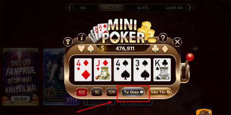Mini Poker: Dành cho những ai yêu thích chiến thuật và tư duy logic